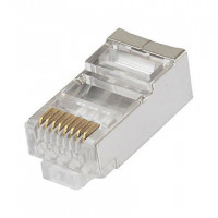 Monoprice 7301 8P8C RJ45 SHIELDED PLUG FOR STRANDED CAT6 ETHERNET CABLE, 100 PCS/PACK