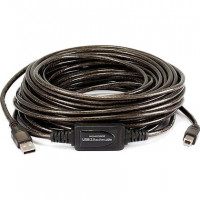 Monoprice 7643 USB 2.0 A M TO B M ACTIVE CABLE 49FT