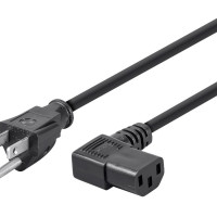 Monoprice 7676 RIGHT ANGLE POWER CORD CABLE 6FT