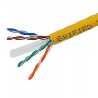 Monoprice 8109 CAT6 UTP SOLID (CMR)1000FT - YELLOW