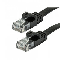 Monoprice 9557 CAT5E FLAT PATCH CABLE_ 100FT BLACK