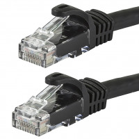 Monoprice 11216 CAT6 24AWG UTP D CABLE_ 6-INCH BLACK