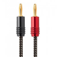 Monoprice 15520 BRAIDED SPEAKER WIRE W/ GOLD PLT PLUG 6