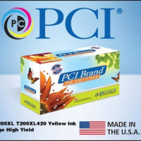 PcI T200XL420-PCI PCI BRAND ECO-FRIENDLY REMAN For Epson 200XL T200XL420 T200420 HIGH YIELD YELLOW INK