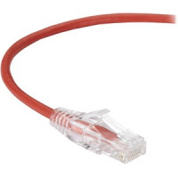 Black Box C6PC28-RD-05 BLACK BOX SLIM-NET CAT6 PATCH CABLES FEATURE A LOW-PROFILE DESIGN THAT SAVES SPA