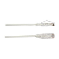 Black Box C6PC28-WH-01 BLACK BOX SLIM-NET CAT6 PATCH CABLES FEATURE A LOW-PROFILE DESIGN THAT SAVES SPA