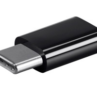 Monoprice 18628 MONOPRICE USB-C MALE TO MICRO B FEMALE ADAPTER_ BLACK