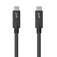 Monoprice 24285 SELECT SERIES 3.1 USB-C TO USB-C GEN 2_ 5A_ 10 GBPS_ 1M (3.3FT)_ BLACK, CONNECT