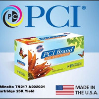 PcI TN-217-PCI PCI USA KONICA-MINOLTA TN217 A202031 BLACK TONER CARTRIDGE 25000 PAGE YIELD FOR