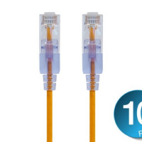 Monoprice 16347 SLIMRUN CAT6A ETHERNET PATCH CABLE -SNAGLESS RJ45_ 550MHZ_ UTP_ PURE BARE COPPER