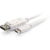 C2G 26880 6FT USB-C TO DISPLAYPORT CABLE WHITE
