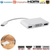Monoprice 27282 MONOPRICE USB TYPE-C TO 4K DISPLAYPORT_ HDMI_ AND SINGLE-LINK DVI-D PASSIVE ADAP