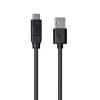 Monoprice 24286 MONOPRICE ESSENTIALS USB TYPE C TO USB-A 2.0 CABLE - 480MBPS_ 3A_ 26AWG_ BLACK_