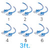 C2G 50781 PATCH CABLE - UNSHIELDED TWISTED PAIR (UTP) - MALE LEFT GENDER - MALE RIGHT GEND