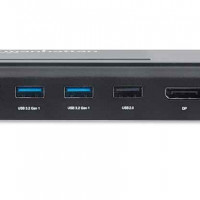 Manhattan 153478 11-IN-1 TRIPLE-MONITOR DOCKING STATION