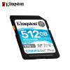 Kingston SDG3/512GB KINGSTON SDG3/512GB - SD MEMORY CARD - 512GB - SDXC - 3.3V - 170/90MB/S READ/WRI