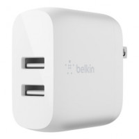 Belkin WCB002DQWH WCB002DQWH - WALL CHARGER - 24WATT - USB-A - 2-YEAR WARRANTY