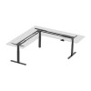 Monoprice 34827 WORKSTREAM BY MONOPRICE TRIPLE MOTOR HEIGHT ADJUSTABLE SIT-STAND CORNER DESK FRA