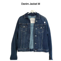 Hollister Dark Wash Advanced Stretch Denim Jacket - Long Sleeve -  Zipped Cuffs