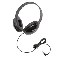 Califone 2800-BKP CT CALIFONE KIDS 3.5MM HEADPHONE DUAL CORD STEREO HEADPHONE BLACK
