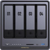 UGREEN NASync Plus 4-Bay Desktop NAS, Intel Pentium Gold 8505 5-Core CPU, 8GB DDR5 RAM, 128G SSD, 1 * 10GbE, 1 * 2.5GbE, 2 * M.2 NVMe Slots, 4K HDMI, Network Attached Storage (Diskless)