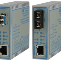 Omnitron Systems 4706-0 FLEXPOINT GX/T 10/100/1000 / GIGABIT FIBER ST MM 850NM 220KM
