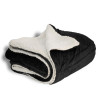 Maxam MICRO MINK SHEPRA BLANKET BLACK(50 X 60 )