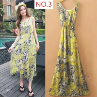 BOHO Summer Maxi Dress White Floral Dress Summer Dresses for Women Relaxed fit