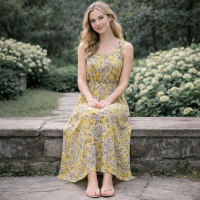 BOHO Summer Maxi Dress White Floral Dress Summer Dresses for Women Relaxed fit