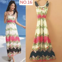 BOHO Summer Maxi Dress Pink Multicolor Floral Dress Summer Dresses for Women Relaxed fit