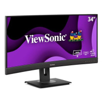 Viewsonic VG3456CA 34IN UWQHD CURVED DOCKING MONIT WITH ERGONOMIC 21:9 100W USB C AND