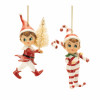 Santa's Jolly Elf Ornament (Set of 12)