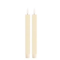 FIA Wick Ivory Taper Candle (Set of 2)