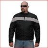 Men's Cordura Jacket with Accent Stripe and Reflective Bands