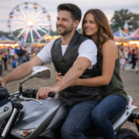 Vance Leather Men's Premium Leather Vest Braided