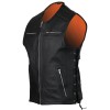 Vance Leather Men\'s Premium Padded Leather Vest