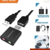 Sabrent AU-EMCB STEREO SOUND ADAPTER WINDOWS AND MAC