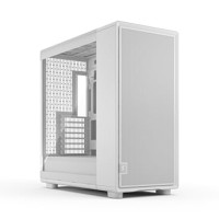 Fractal Design Epoch XL White - Tempered Glass Clear Tint - High Airflow PC Gaming Case - Mesh Front Panel - Three Momentum 14 Fans Included - Spacious Interior - ATX/mATX/ITX and Reverse Connector Motherboard Support