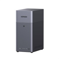 UGREEN NASync 2-Bay Desktop NAS, Support Capacity 60TB (Diskless), Remote Access, AI Photo Album, Beginner Friendly System, 4GB LPDDR4X RAM,1GbE, 4K HDMI, Network Attached Storage(Diskless)
