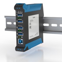Seh Technology M07250 IH-304-USB HUB 4 PORTS USB 3.0 DIN RAIL MOUNT
