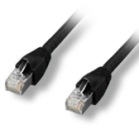 Comprehensive CAT6A-7BLK CAT6A SHIELDED PATCH CABLE BLACK 7FT.
