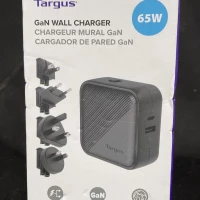 Targus APA11606TT 65W USB-C MULTI-PORT GAN WALL CHARGER WHITE