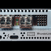 Atto Tech TLNS-5252-D00 THUNDERBOLT 5 TO 25GB ETHERNET (2) SFP 28 MODULES LP DESKTOP