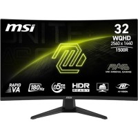 MSI MAG 321CQF E18 32\" Class WQHD Curved Screen Gaming LCD Monitor - 16:9 - Black