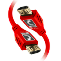 MHD48G-9PRORED 9FT MICROFLEX 48G 8K HDMI CABLE RED PROGRIP HDMI CONNECTORS