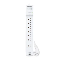 Cyber Power P704URC1 CYBERPOWER P704URC1 SURGE 600V 4FT CORD 5-15P WHITE