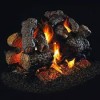 RHP Charred Royal English Oak SEE THRU Gas Logs