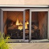 Outdoor Lifestyles Vesper 36/42" Outdoor Fireplace with Herringbone Concrete Refractory