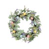 Lavender Egg Floral Wreath 22"D