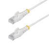 Startech N6PAT9INWHS SLIM CAT6 CABLE WHITE LSZH SLIM SNAGLESS RJ45 UTP PATCH CABLE